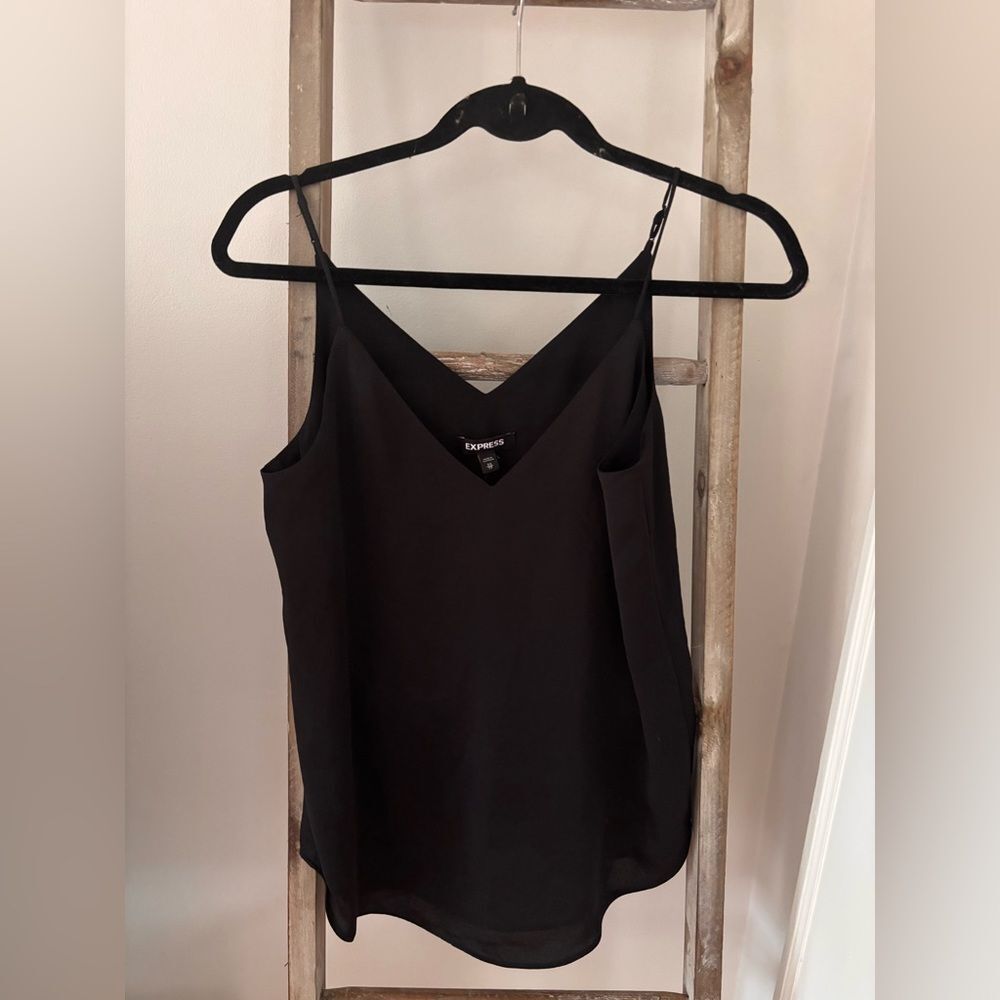 NEW Express Black Satin Tank